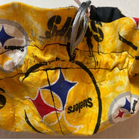 Pittsburgh Steelers NFL Jewelry Pouch Treasure Bag Handmade‎ By Li Li NEW - Picture 11 of 11